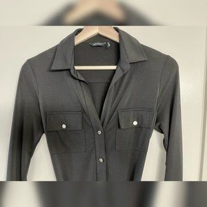 Guess by Marciano Long-Sleeved Black Dress